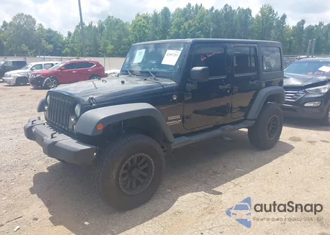 2014 Jeep Wrangler Unlimited Sport z USA, uszkodzony, nr VIN 1C4BJWDG8EL185971